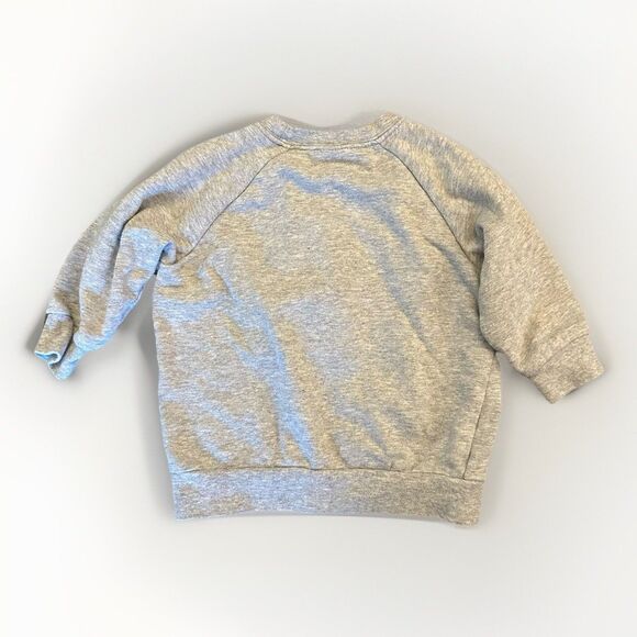 Ella Monogrammed Size 18 Months Thanksgiving Turkey Grey Sweatshirt 100% Cotton - Picture 2 of 6